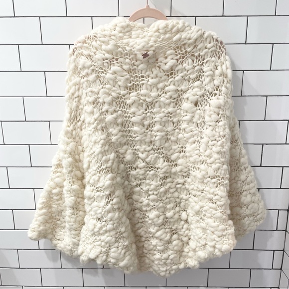 Rare For Love and Lemons 🍋 Off White Knitz Knit Oversized Sweater Size Small - Picture 7 of 10